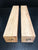 2"x2"x12" KD Figured Fireland Cherry (2 pcs) Wood Spindle Turning Blank (#00617)