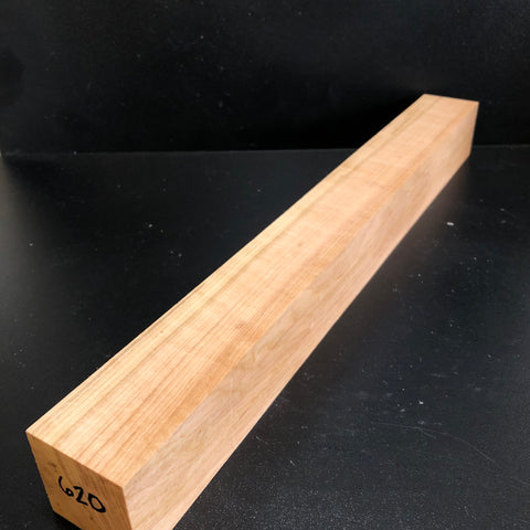 2"x2"x18" KD Figured Fireland Cherry Wood Spindle Turning Blank (#00620)
