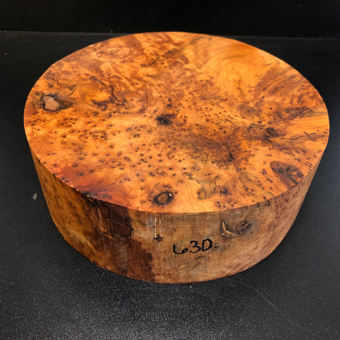 8"x3" Thuya Burl Wood Bowl Turning Blank (#00630)