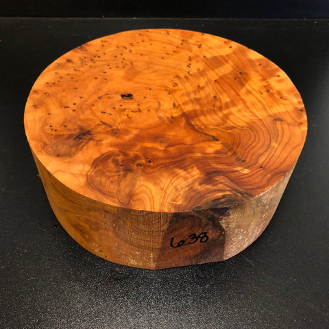 8"x3" Thuya Burl Wood Bowl Turning Blank (#00638)
