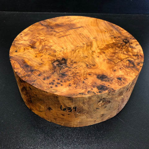8"x3" Thuya Burl Wood Bowl Turning Blank (#00639)