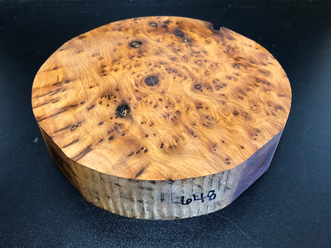 8"x2" Thuya Burl Wood Bowl Turning Blank (#00648)