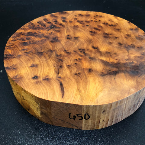 8"x2" Thuya Burl Wood Bowl Turning Blank (#00650)