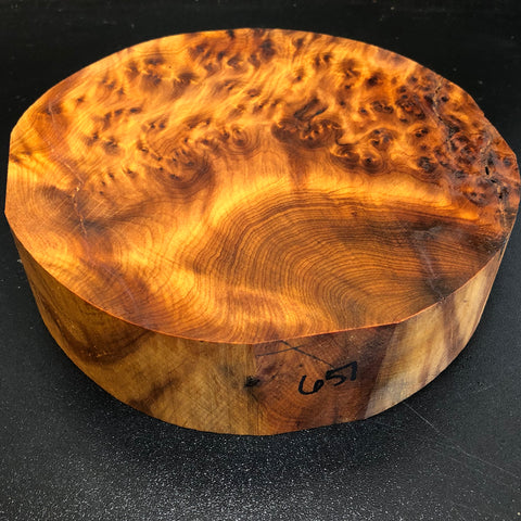 8"x2" Thuya Burl Wood Bowl Turning Blank (#00651)
