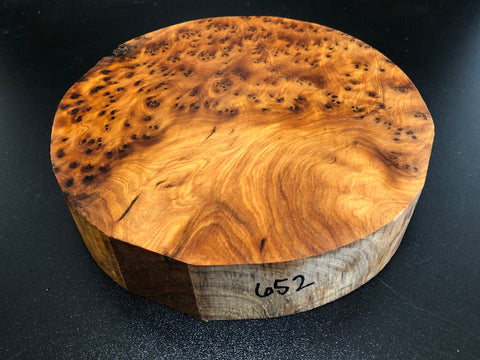 8"x2" Thuya Burl Wood Bowl Turning Blank (#00652)