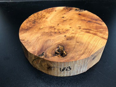 8"x2" Thuya Burl Wood Bowl Turning Blank (#00653)
