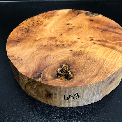 8"x2" Thuya Burl Wood Bowl Turning Blank (#00653)
