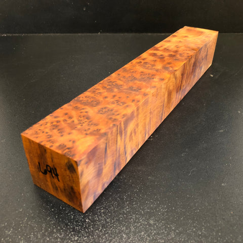 2"x2"x12" Thuya Burl Wood Spindle Turning Blank (#00694)