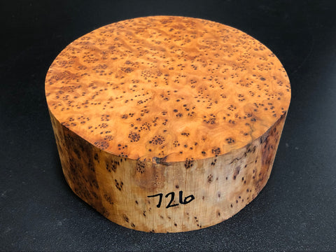 6"x3" Thuya Burl Wood Bowl Turning Blank (#00726)