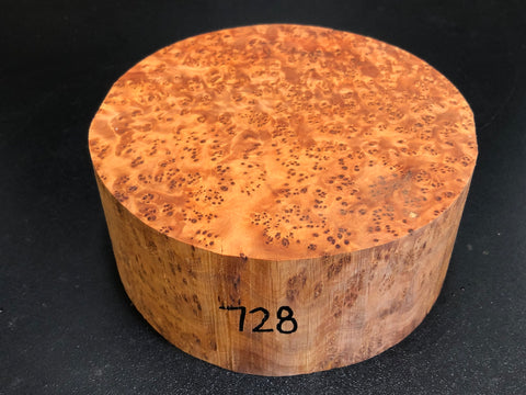 6"x3" Thuya Burl Wood Bowl Turning Blank (#00728)