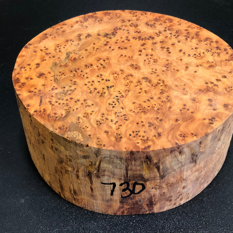 6"x3" Thuya Burl Wood Bowl Turning Blank (#00730)