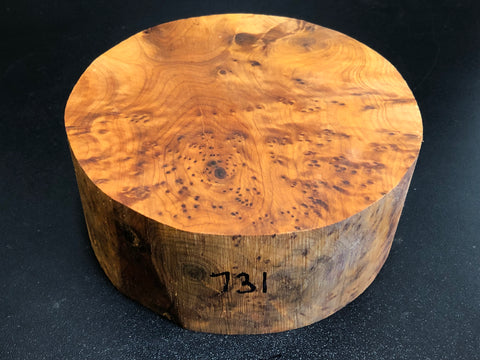 6"x3" Thuya Burl Wood Bowl Turning Blank (#00731)
