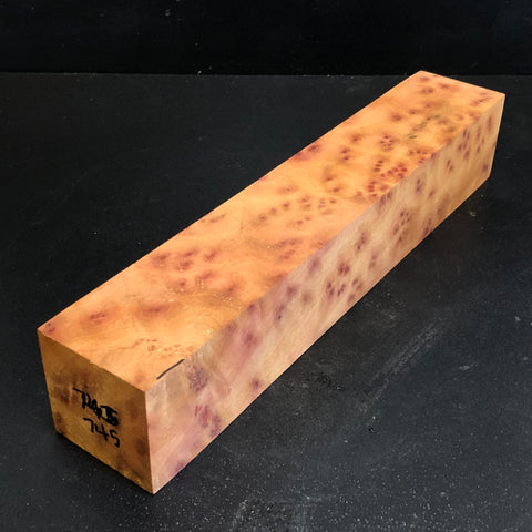 2"x2"x11.5" Camphor Burl Wood Spindle Turning Blank (#00745)