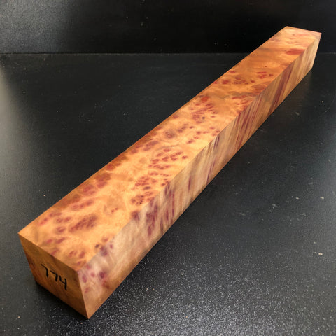 2"x2"x18" Camphor Burl Wood Spindle Turning Blank (#00774)
