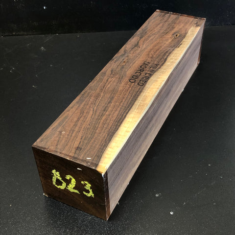 3"x3"x12" KD Exhibition Grade Morado Wood Spindle Turning Blank (#00823)