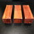 2"x2"x6" KD Eastern Red Cedar (3pcs) Wood Spindle Turning Blank (#0028)