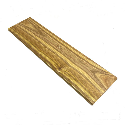 7/8"x3"x24" KD Canarywood Lumber Wood Board