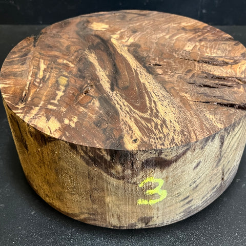 9"x4" Claro Walnut Burl Wood Bowl Turning Blank (#003)