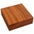 Pack of 12) 6"x6"x2" KD African Mahogany Square Wood Bowl Turning Blank