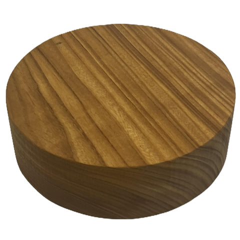 12"x2.5" KD Afromosia Wood Platter Turning Blank