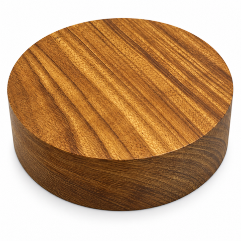 14"x2" KD Afromosia Wood Platter Turning Blank