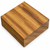 5"x5"x2" KD Afromosia Square Wood Bowl Turning Blank