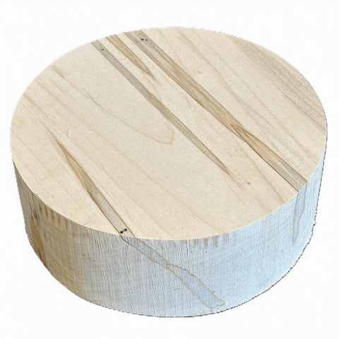 8"x3" KD Ambrosia Maple Wood Bowl Turning Blank