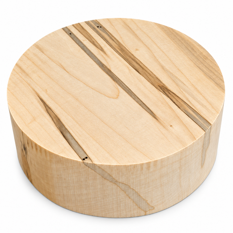 7"x4" KD Ambrosia Maple Wood Bowl Turning Blank