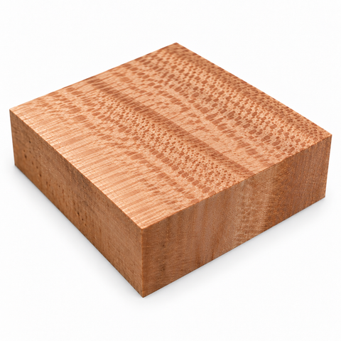 5"x5"x3" KD American Lacewood Wood Square Turning Blank