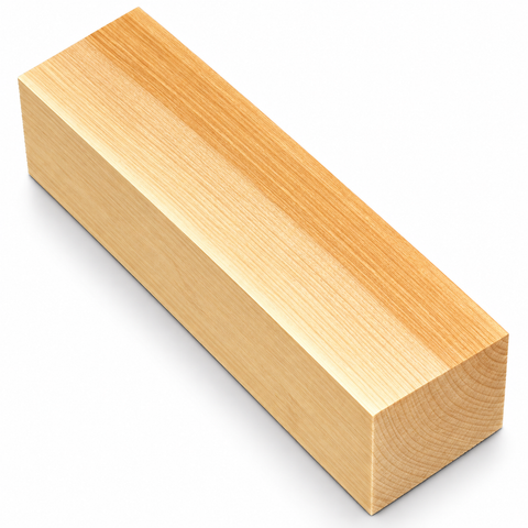2"x2"x18" KD Birch Wood Spindle Turning Blank