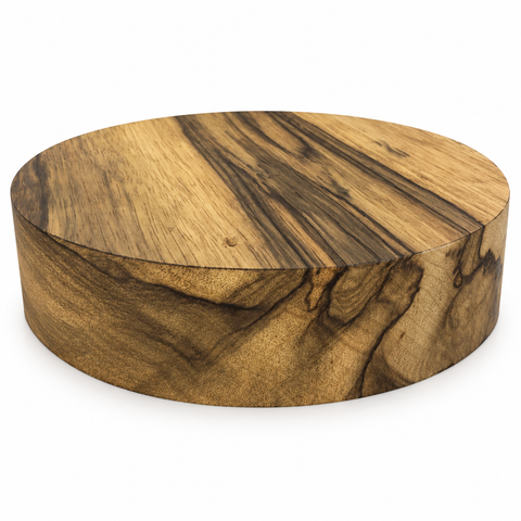 15"x2" MONSTER KD Black Limba Wood Platter Turning Blank