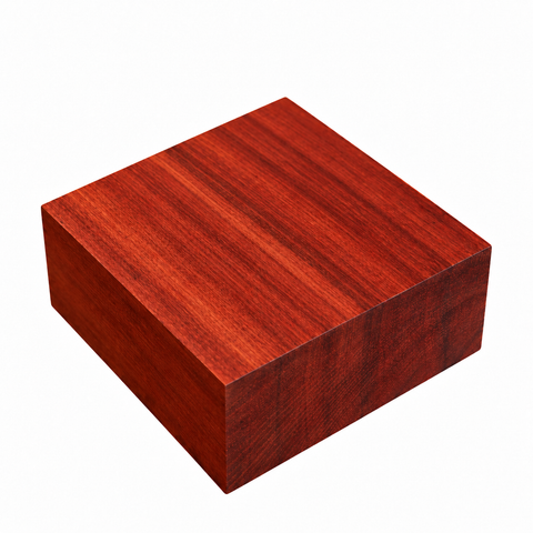 6"x6"x1.5" KD Bloodwood Square Wood Bowl Turning Blank
