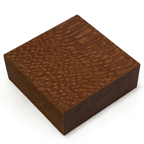 5"x5"x2" KD Brazilian Lacewood  Square Wood Bowl Turning Blank