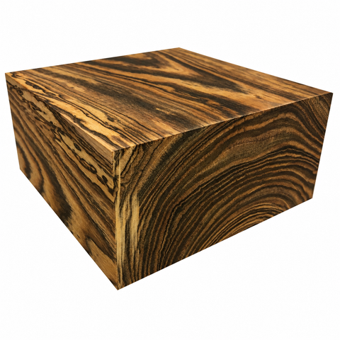 5"x5"x2" KD Bocote Square Wood Bowl Turning Blank