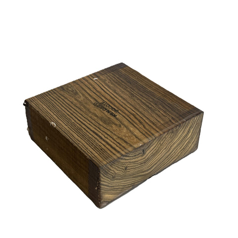 4"x4"x2" KD Bocote Square Wood Bowl Turning Blank