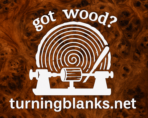 5"x4" Burl Sticker got wood?