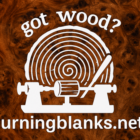 5"x4" Burl Sticker got wood?