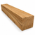 2"x2"x18" KD Butternut Wood Spindle Turning Blank