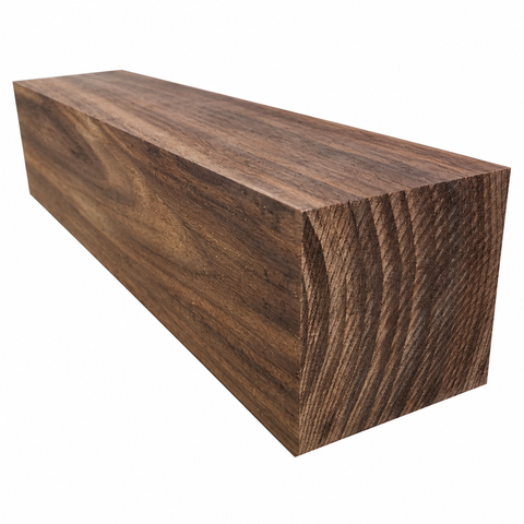 3"x3"x12" KD Black Walnut Wood Spindle Turning Blank