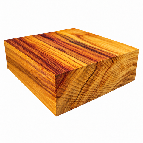 5"x5"x2" KD Canarywood Wood Square Turning Blank