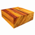 5"x5"x2" KD Canarywood Wood Square Turning Blank