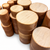 Cherry wood turning blank stacks