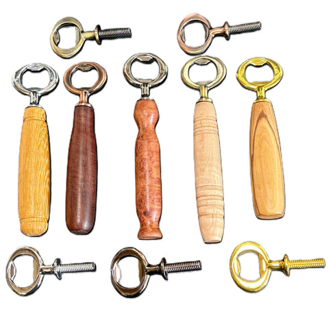 5) Bottle Opener Kits (1 of each Gold, Ant. Brass, Ant. Copper, Gunmetal, and Chrome)
