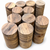 Curupau wood turning blank stacks showing natural grain