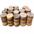 Curupau round bowl blank stacks