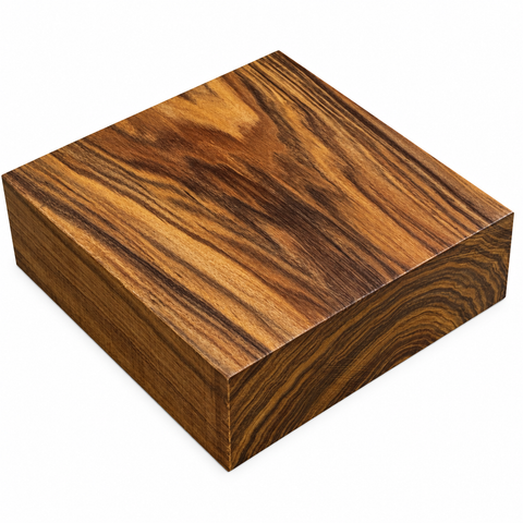 7"x7"x2" KD Curupau Square Wood Bowl Turning Blank