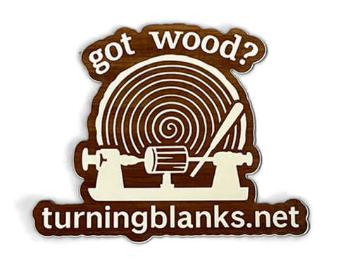 3" Die Cut Oak Sticker got wood?