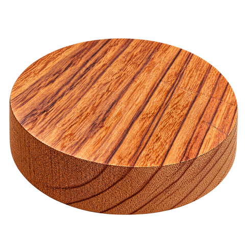 10"x2" KD Ebiara Wood Platter Turning Blank