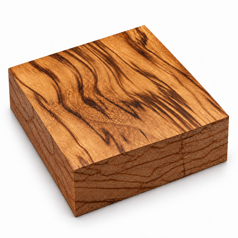 5"x5"x2" KD Ebiara Square Wood Bowl Turning Blank