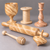 2.75"x12" KD Flame Birch Wood Dowel Turning Blank